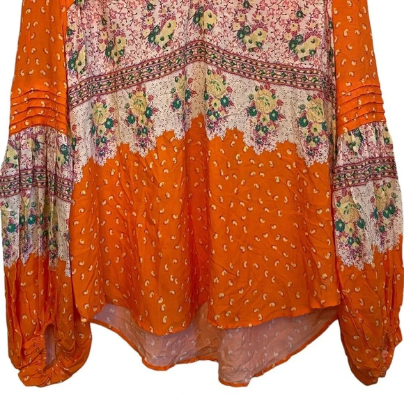 Maeve Tops Anthropologie Ceresco Peasant Blouse By Maeve - Picture 6 of 6